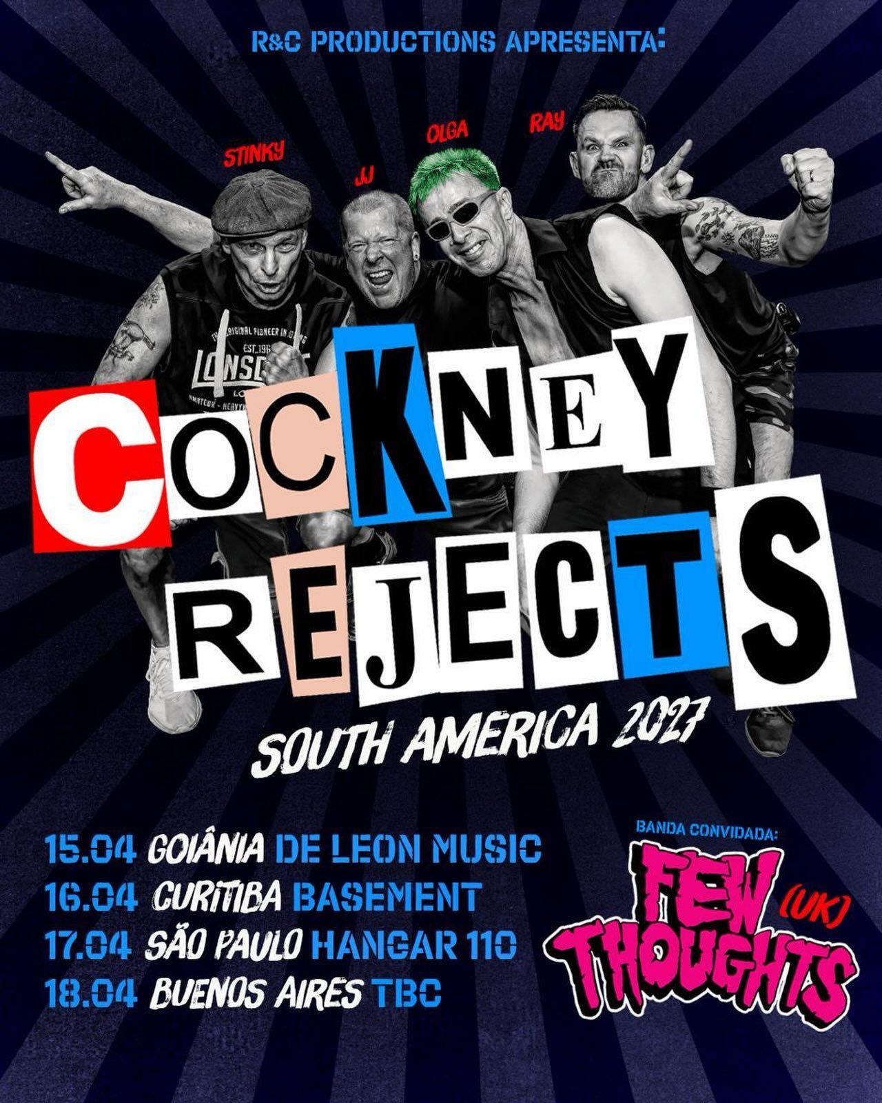 Cockney Rejects no Basement em 2027